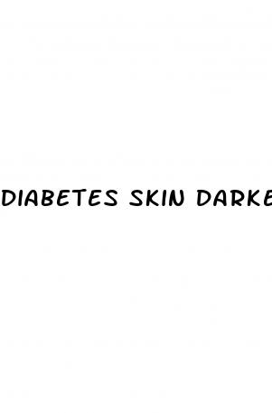 diabetes skin darkening
