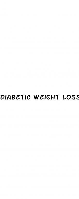 diabetic weight loss