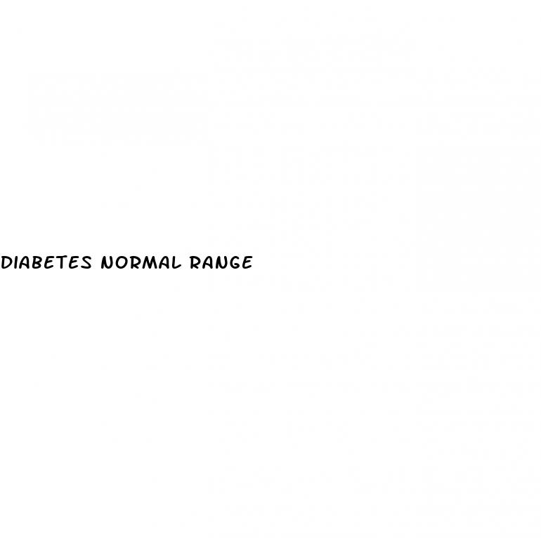 diabetes normal range