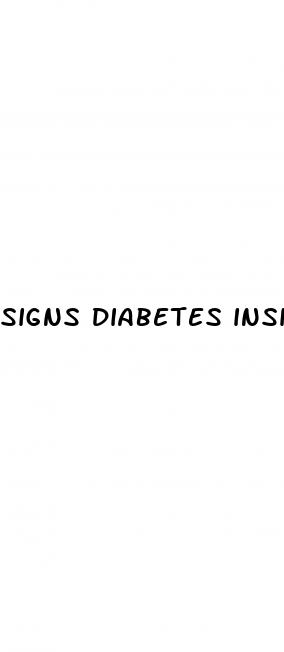 signs diabetes insipidus