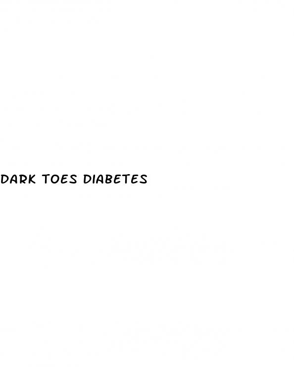 dark toes diabetes
