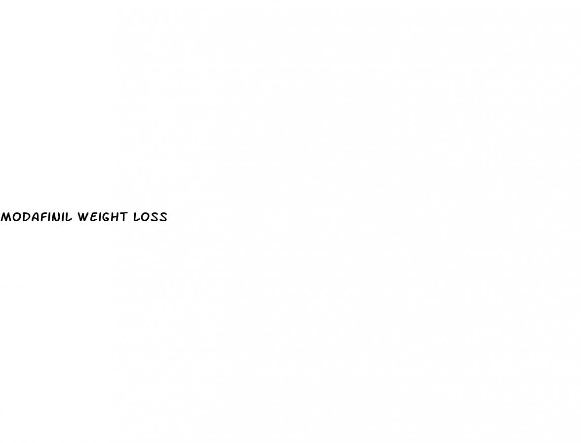 modafinil weight loss