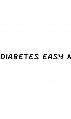 diabetes easy meals