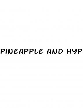 pineapple and hypertension