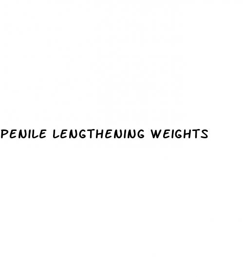 penile lengthening weights