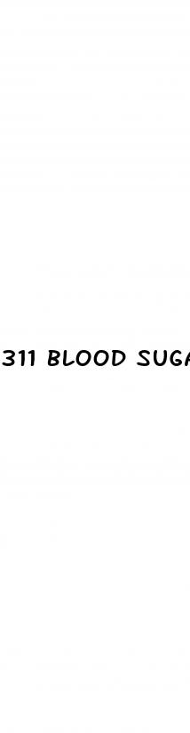 311 blood sugar