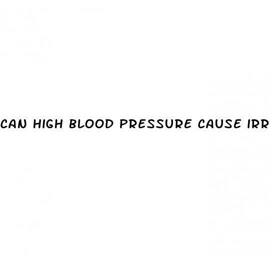 can high blood pressure cause irregular periods