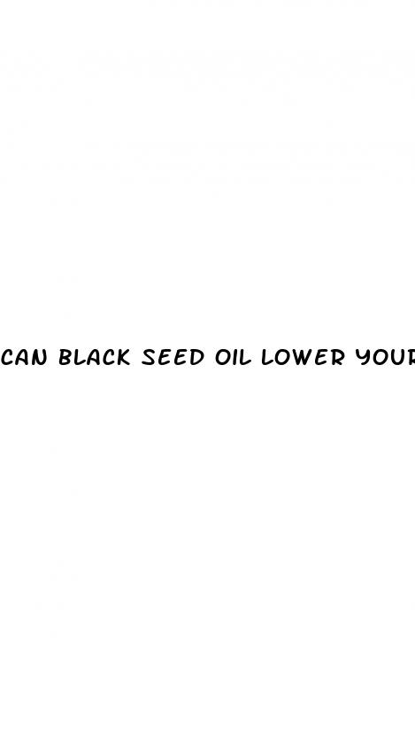 can black seed oil lower your blood pressure