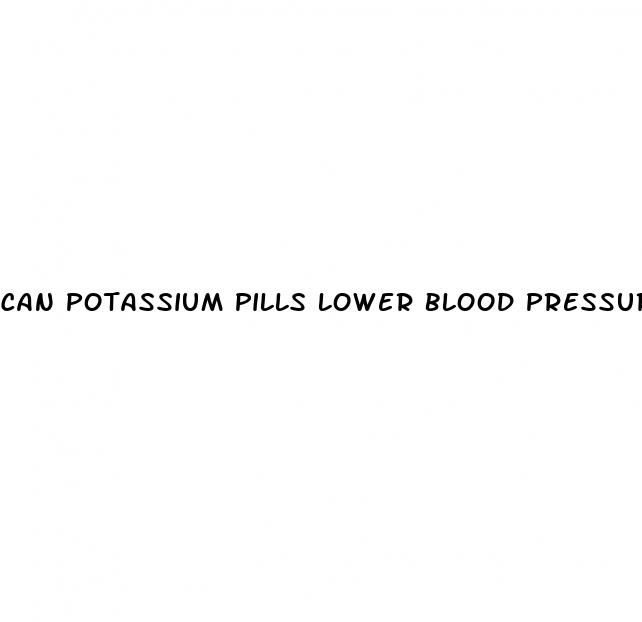 can potassium pills lower blood pressure
