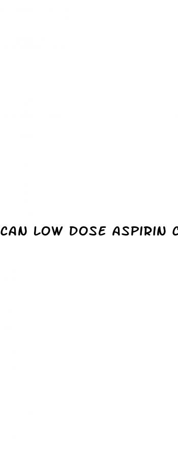 can low dose aspirin cause high blood pressure