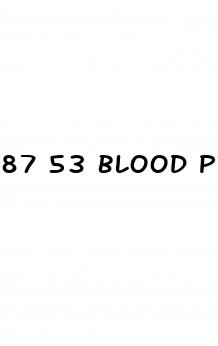 87 53 blood pressure