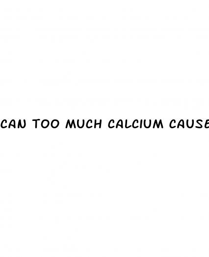 can too much calcium cause high blood pressure