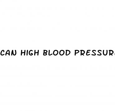 can high blood pressure affect erectile dysfunction