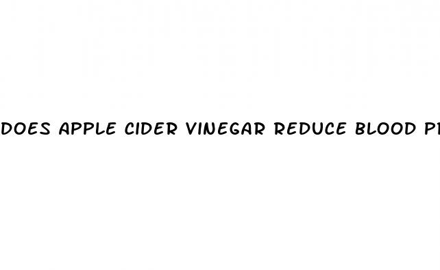 does apple cider vinegar reduce blood pressure
