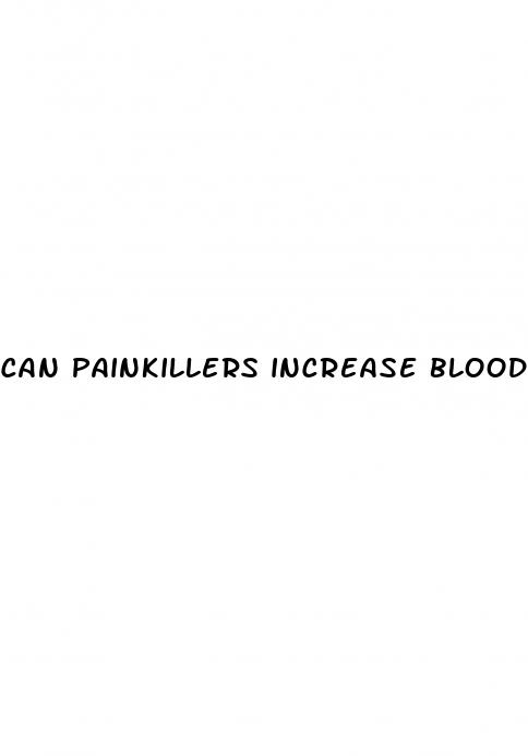 can painkillers increase blood pressure