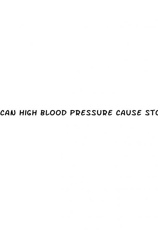 can high blood pressure cause stomach problems