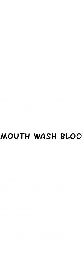 mouth wash blood pressure