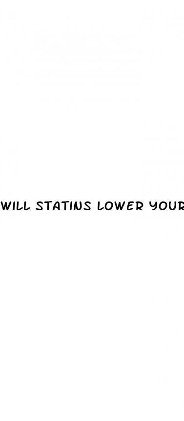 will statins lower your blood pressure