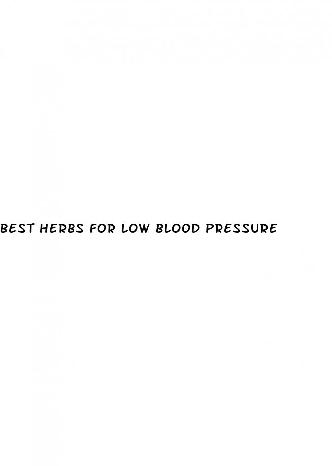 best herbs for low blood pressure
