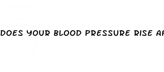 does your blood pressure rise after eating