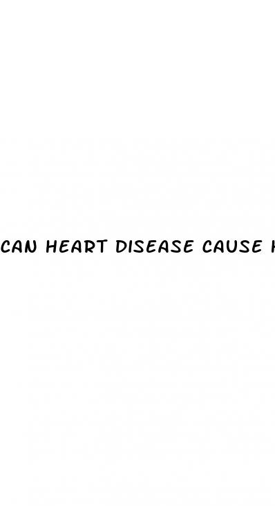 can heart disease cause high blood pressure