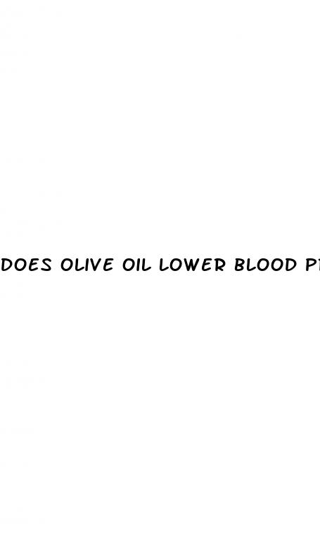 does olive oil lower blood pressure