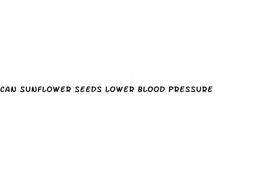 can sunflower seeds lower blood pressure