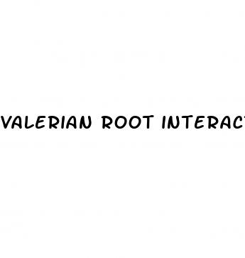 valerian root interactions with blood pressure meds