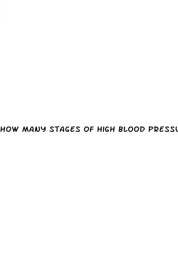 how many stages of high blood pressure