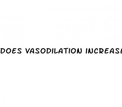 does vasodilation increase blood pressure