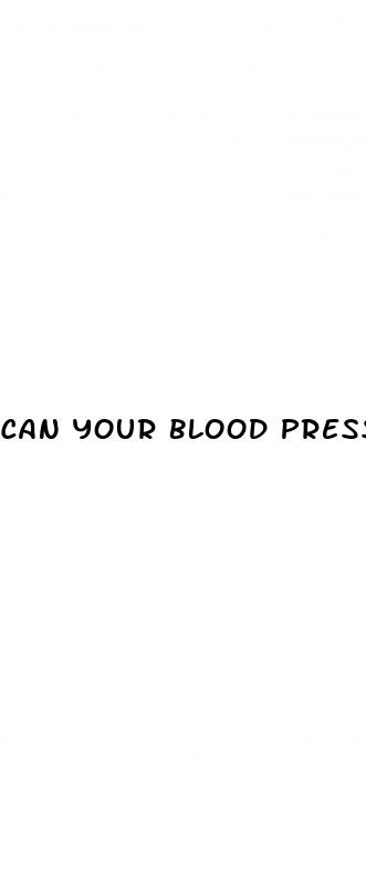 can your blood pressure get too low