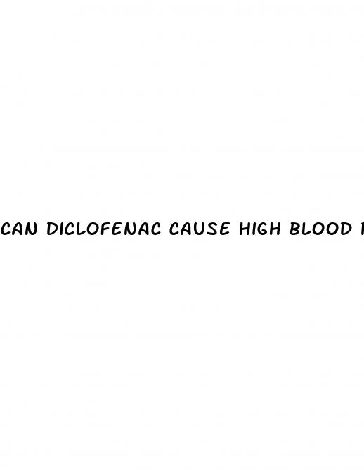 can diclofenac cause high blood pressure