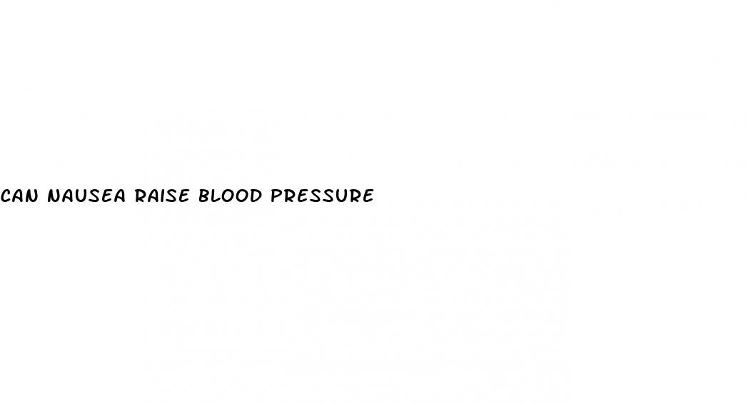 can nausea raise blood pressure