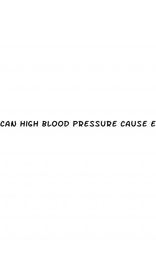can high blood pressure cause ear pressure