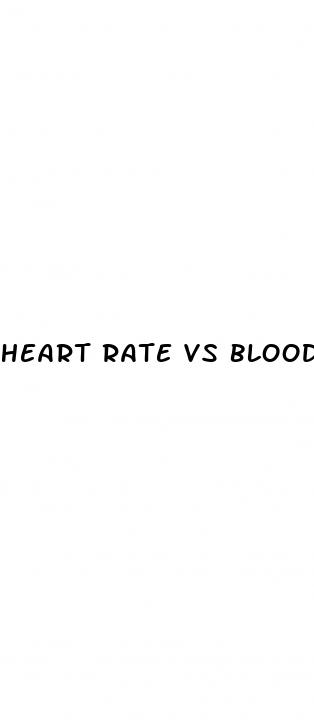 heart rate vs blood pressure