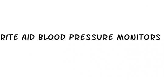 rite aid blood pressure monitors