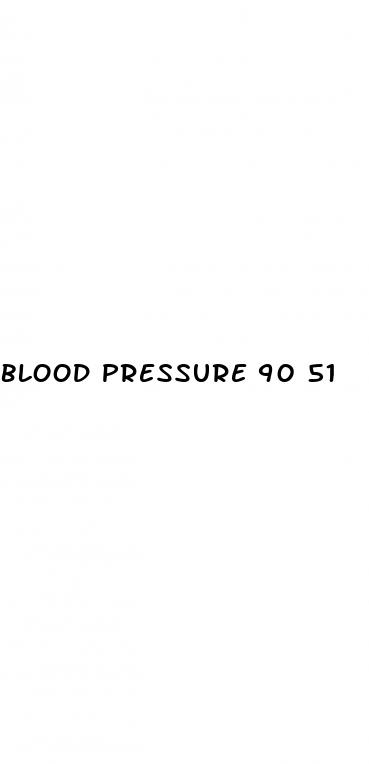 blood pressure 90 51