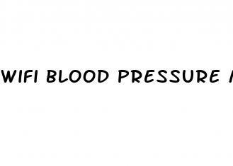 wifi blood pressure monitor