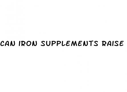 can iron supplements raise blood pressure