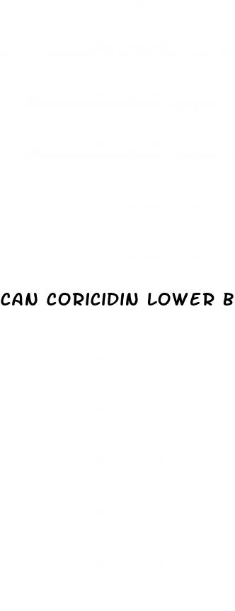 can coricidin lower blood pressure
