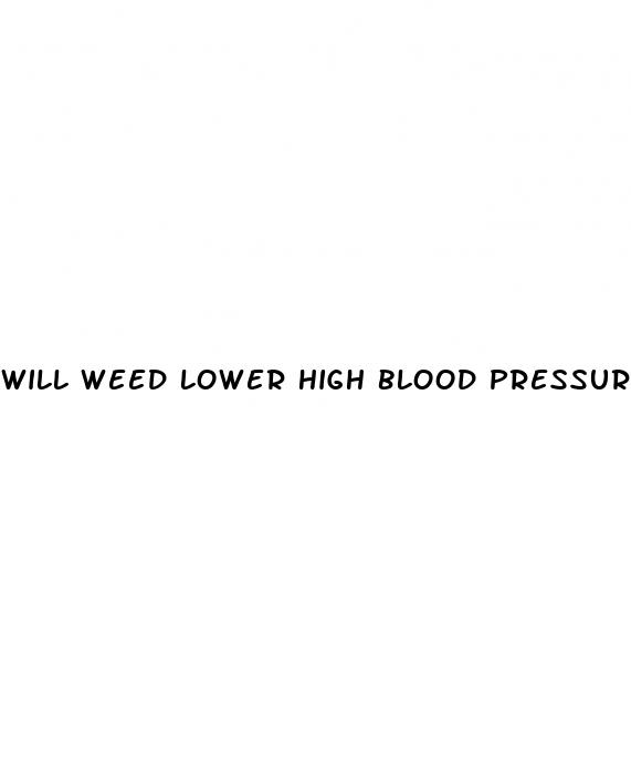 will weed lower high blood pressure