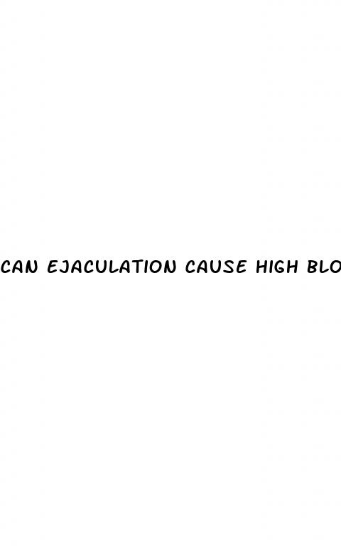 can ejaculation cause high blood pressure