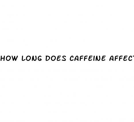 how long does caffeine affect blood pressure