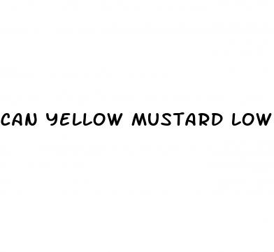 can yellow mustard lower blood pressure