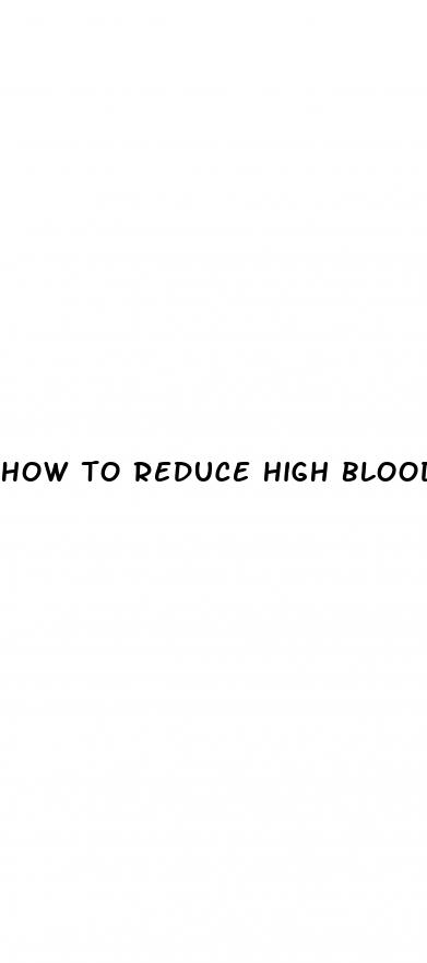 how to reduce high blood pressure exercise