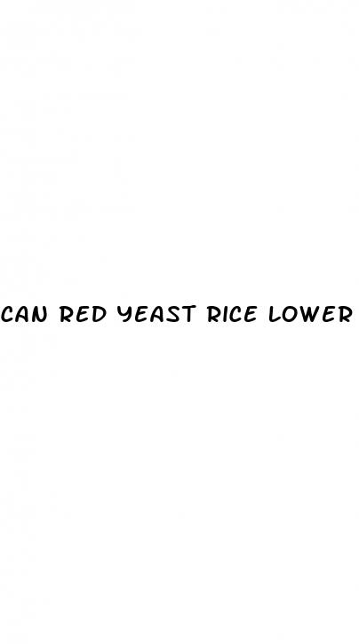can red yeast rice lower blood pressure