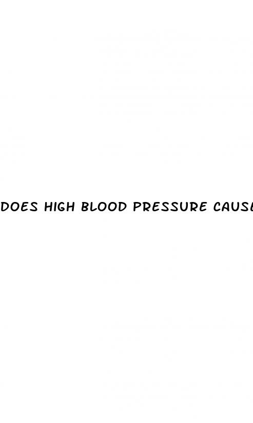does high blood pressure cause nausea