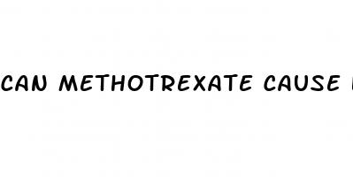 can methotrexate cause low blood pressure