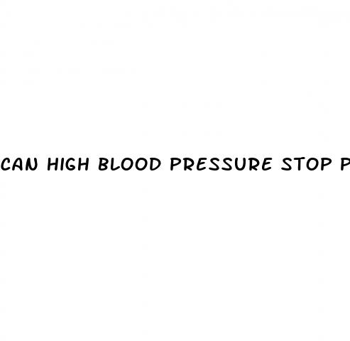 can high blood pressure stop periods