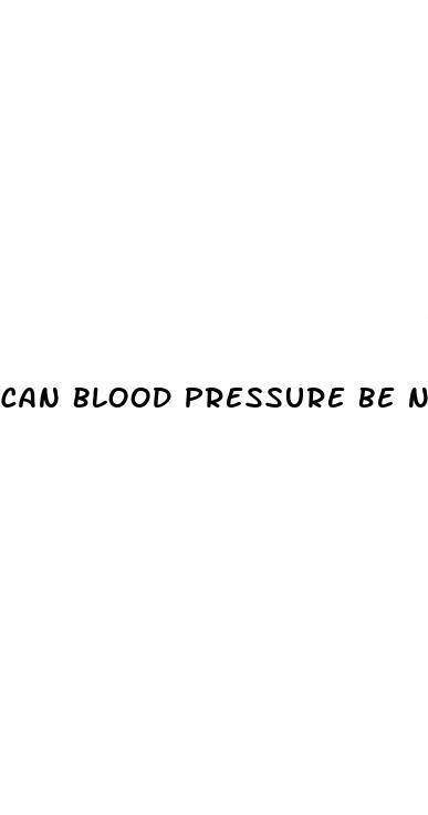 can blood pressure be naturally high